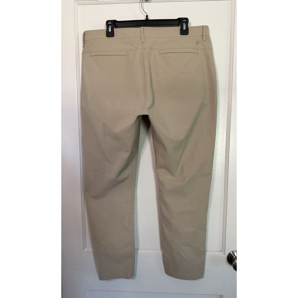 Public Rec Dealmaker Chino+ Pants Mens 36x30 Khaki Stretch Golf Travel Work